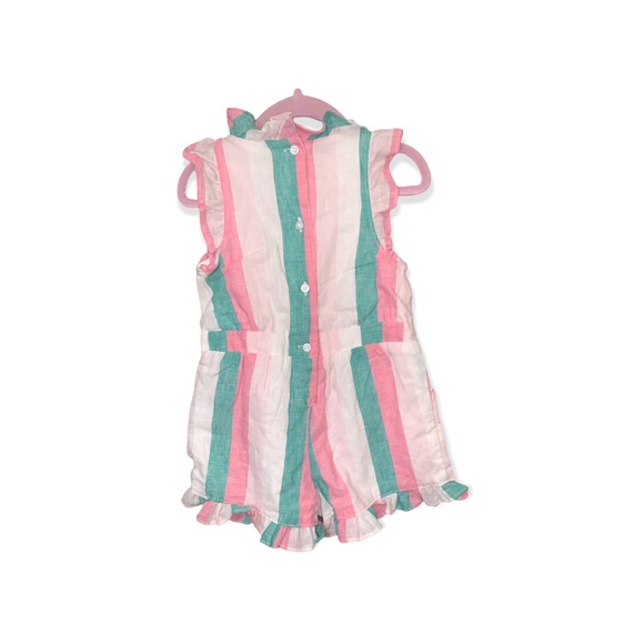 ✨Jack and Janie Multi-Colored Romper 3T - Picture 2 of 2